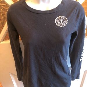 Abercrombie navy long sleeve tee